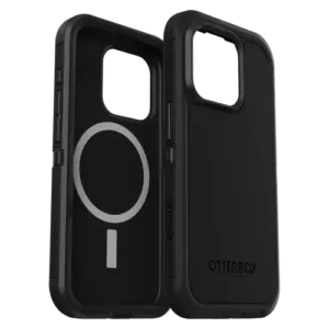 OtterBox Symmetry Series iPhone15PROMAX black - Baksidedeksel for mobiltelefon - antimikrobielt - polykarbonat, syntetisk gummi - svart